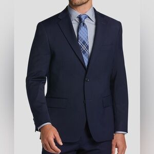 Tommy Hilfiger Modern Fit Wool Blend Men's Navy Blazer